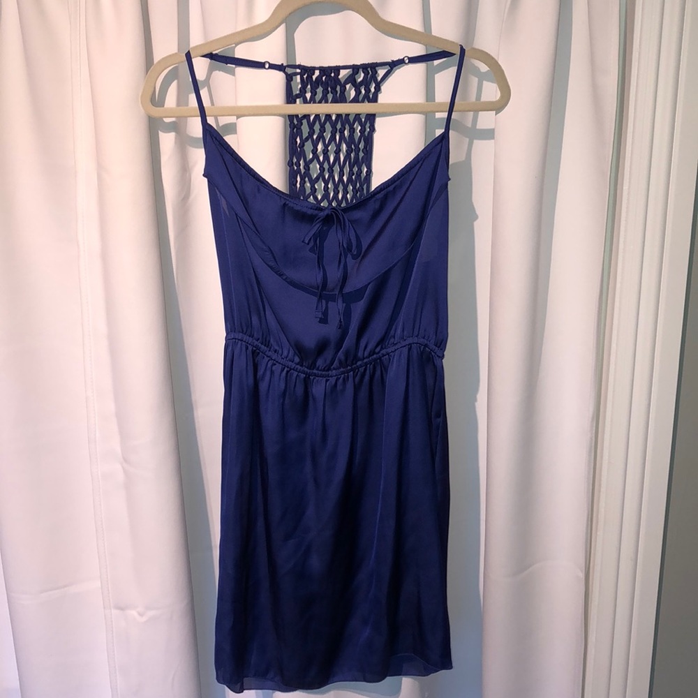 Royal blue summer dress